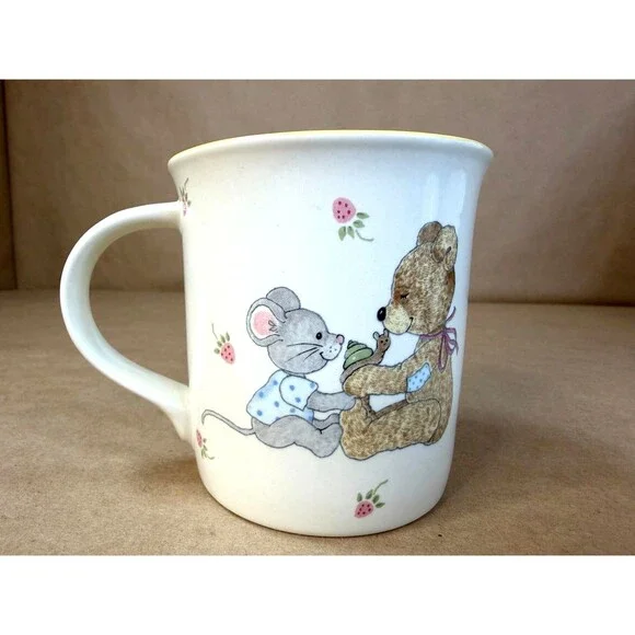 Mikasa Teddy 3 Piece Assortment CC018 Dinner Plate Cereal Bowl and Mug Retired - Picture 12 of 16